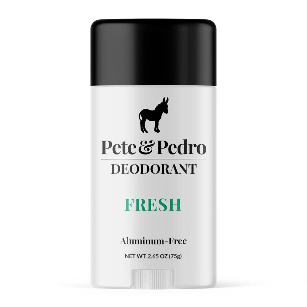 image:imagePete amp Pedro FRESH NATURAL DEODORANT  Natural AluminumFree Deodorant  Eucalyptus amp Spearmint Scent For Men amp Women  OdorControl Sweat Protection  Paraben Free Vegan  Shark Tank 265 oz265 Ounce Pack of 1