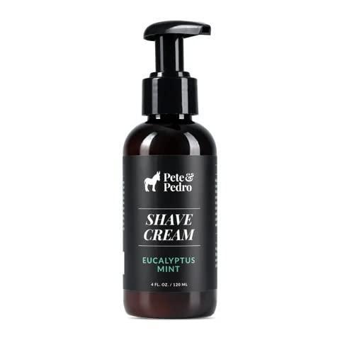 image:imagePete amp Pedro SHAVE CREAM  Natural amp ArtisanCrafted Eucalyptus Mint Scent  Rich amp Thick Lather Great For Sensitive Skin Less Shaving IrritationRazor BurnIngrowns  As Seen on Shark Tank 4 oz