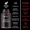 Pete & Pedro BIOTIN Gummies for Hair, Skin & Nails Growth for Women & Men |Hair Grow Supplement for Stronger Skin, & Nails | Cherry Biotin Gummy 5000mcg Per Serving | Seen on Shark Tank, 60 Count