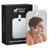 Pete & Pedro FOGLESS Shower Mirror – Shave & Manscape While Showering, Anti-Fog Mirror | Removeable Adhesive Hook Stays On Wall | Shaving & Shower Accessory Tools | As Seen on Shark Tank