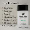 Pete & Pedro FRESH NATURAL DEODORANT | Natural, Aluminum-Free Deodorant – Eucalyptus & Spearmint Scent For Men & Women | Odor-Control, Sweat Protection | Paraben Free, Vegan | Shark Tank 2.65 oz.(2.65 Ounce (Pack of 1))