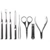 Pete & Pedro Men’s 8-Piece Stainless Steel Professional Manicure Set For Men & Women | Nail Clippers, File, Cuticle Care, Scissors | Leather Travel Case, Pedicure, Grooming Kit | As Seen on Shark Tank(a) 8-Piece Stainless Steel Manicure Set)