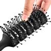 Pete & Pedro Scalp Massager Shampoo Hair Brush – Silicone Soft Bristles Hairbrush for Hair Care & Lather | Dry Scalp Head Scrubber and Dandruff Exfoliator | As Seen on Shark Tank(e) Ball Tipped Vented Hair Brush)