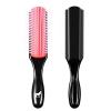 Pete & Pedro Scalp Massager Shampoo Hair Brush – Silicone Soft Bristles Hairbrush for Hair Care & Lather | Dry Scalp Head Scrubber and Dandruff Exfoliator | As Seen on Shark Tank(c) Classic Cushion 9 Row Hair Brush)