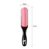 Pete & Pedro Scalp Massager Shampoo Hair Brush – Silicone Soft Bristles Hairbrush for Hair Care & Lather | Dry Scalp Head Scrubber and Dandruff Exfoliator | As Seen on Shark Tank(c) Classic Cushion 9 Row Hair Brush)
