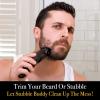 Pete & Pedro The Stubble Buddy – Portable Beard & Facial Hair Cleanup Trimming & Manscaping Handheld Mini Vacuum | Cordless USB Rechargeable Hair Clippings Cleaner | As Seen on Shark Tank