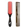 Pete & Pedro Scalp Massager Shampoo Hair Brush – Silicone Soft Bristles Hairbrush for Hair Care & Lather | Dry Scalp Head Scrubber and Dandruff Exfoliator | As Seen on Shark Tank(a) Classic Brush & Comb Set)
