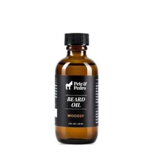 Pete & Pedro BEARD OIL – 100% Natural & Organic Ingredients, Manly Woodsy Scent | Hydrates & Softens Beard & Skin, Reduces Itchiness, Adds Shine, Helps With Beardruff | As Seen on Shark Tank, 2 oz.