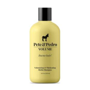 Pete & Pedro CLEAN Shampoo – Deep Cleansing Tea Tree Oil And Peppermint Daily Cleaning Haircare Shampoo For Men & Women | Helps With Dandruff & Greasy Hair | As Seen on Shark Tank, 8.5 oz.(c) Volume Biotin Shampoo)