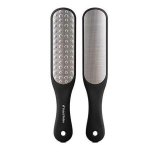 Pete & Pedro Double Sided Foot File – Men & Women Stainless Steel Pedicure Tool | Foot Care Metal Heel Scraper, Rasp, and Callus Remover | As Seen on Shark Tank