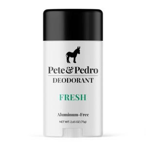 Pete & Pedro FRESH NATURAL DEODORANT | Natural, Aluminum-Free Deodorant – Eucalyptus & Spearmint Scent For Men & Women | Odor-Control, Sweat Protection | Paraben Free, Vegan | Shark Tank 2.65 oz.(2.65 Ounce (Pack of 1))