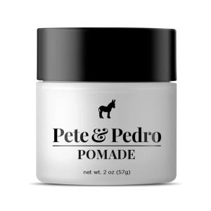 Pete & Pedro HAIR POMADE – Hairstyling Classic Pomade for Men | Medium Hold and High Shine With A Ton Of Control, Helps Slick Back Hair | As Seen on Shark Tank 2 oz.(a) Classic Pomade)