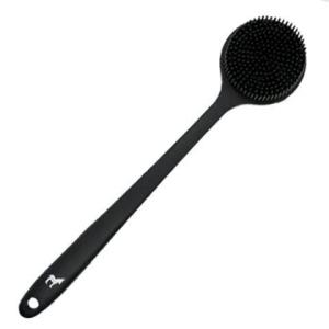 Pete & Pedro Long Handle Back & Body Shower Scrub Brush for Men & Women | Two-Sided Bath Tool to Reach Hard Spots | Short, Stubby Exfoliate Bristles & Longer Soft Bristles | As Seen on Shark Tank