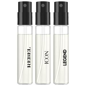 Pete & Pedro Men’s Cologne Sample Set, Original Perfumes for Men, Pour Homme Inspired, Perfume Gift Sets, Includes Cologne Samples, Top Men’s Fragrances | Seen on Shark Tank, 3 Vials 2.6 ml Each(Fragrance 3-Pack Samples Set)