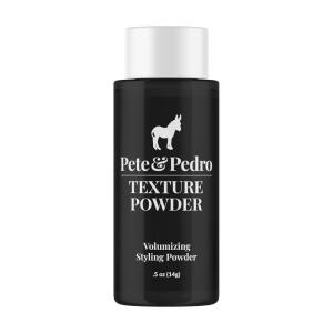 Pete & Pedro TEXTURE POWDER – Texturizing and Volumizing Styling Powder For Men & Women | Adds Mega Volume & Texture, Matte Finish, Root Lifting & Restyleable Hold | As Seen on Shark Tank, 1 oz. | Texturizing, Volumizing, For Men & Women, Adds Mega Volume, Texture, Matte Finish(0.5 Ounce (Pack of 1))