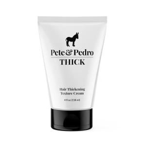 Pete & Pedro THICK Hair Cream – Light-Holding, Thickening & Texture Styling Cream | For Fine, Thin, & Thinning Hair, Men & Women | Adds Thickness, Body, Volume, Fullness | As Seen on Shark Tank, 4 oz.