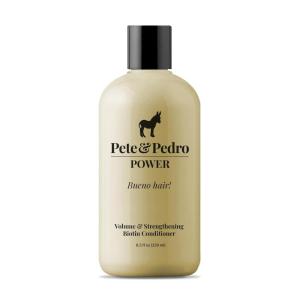 Pete & Pedro SMOOTH Leave-In Hair Conditioner, 4 oz(d) Power Volumizing Biotin Conditioner)